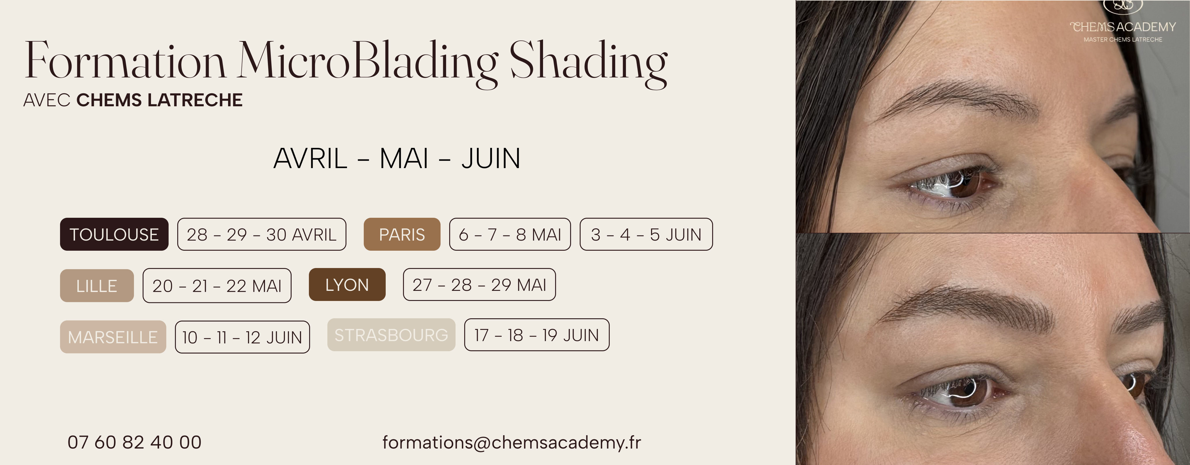 Formations et Dates