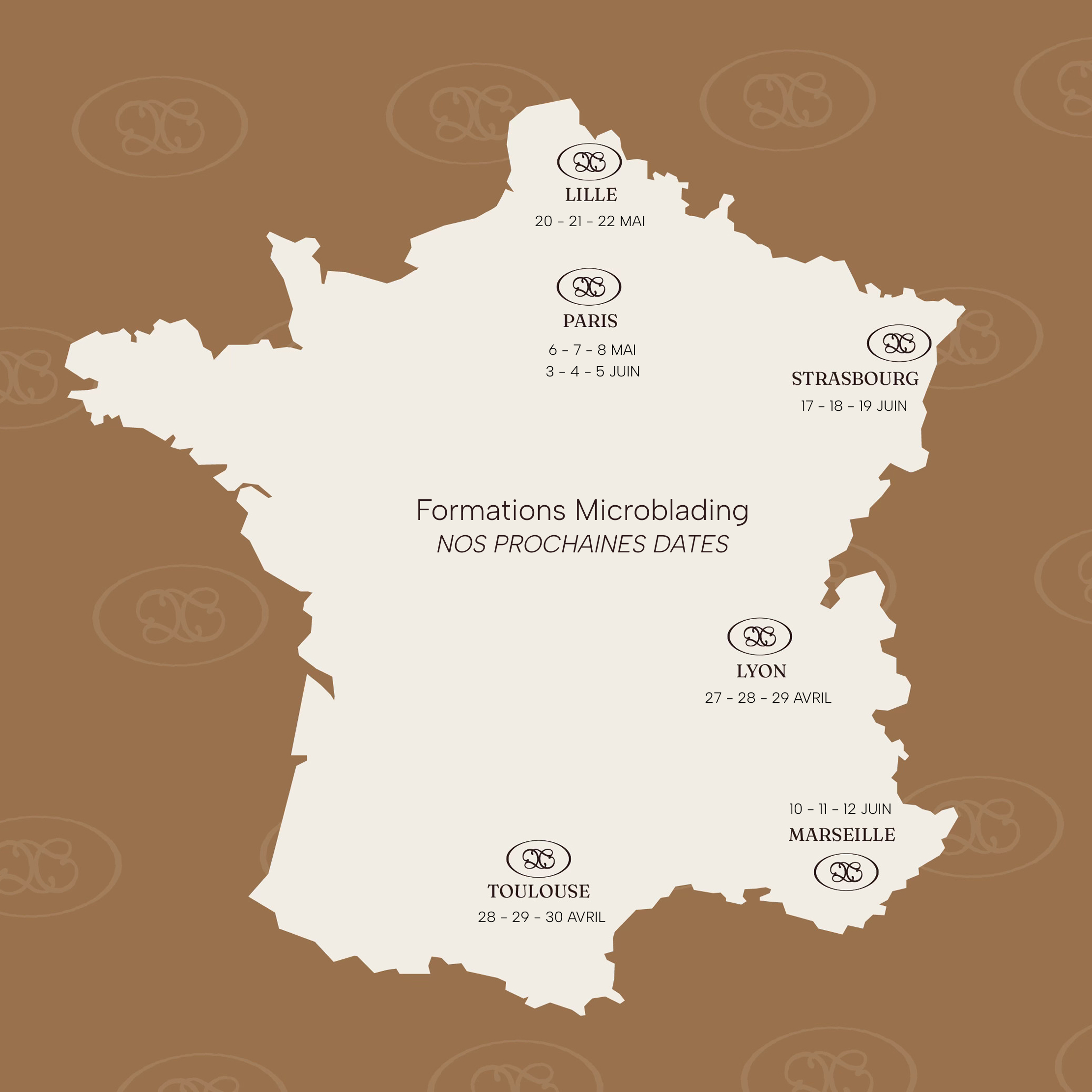 france date formations microblanding  phishading chems 