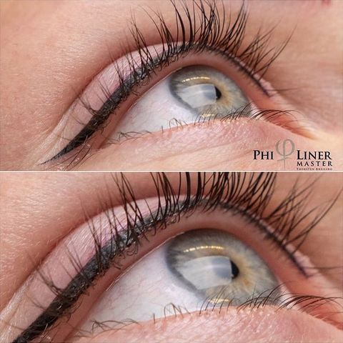 eyeliner phi contour